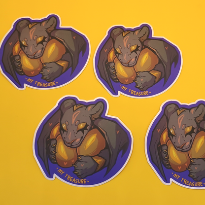 Wasitora My Treasure Matte Sticker 3in / 7cm