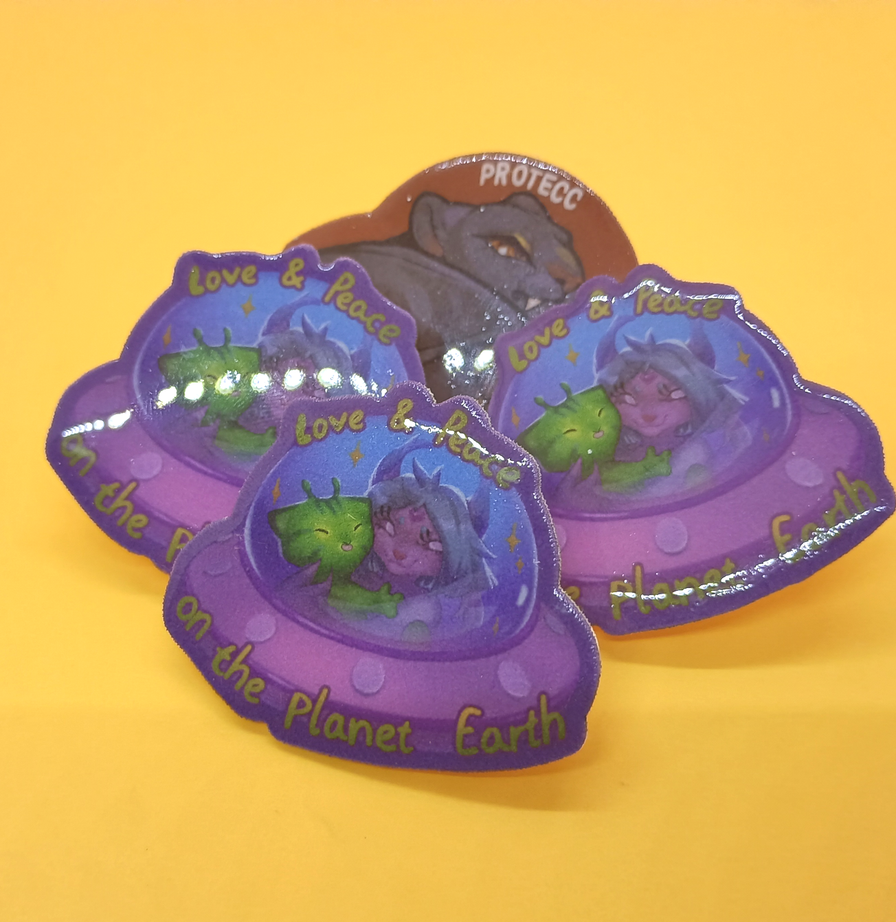 Glorp Kitty and Mafra   2in | 5cm