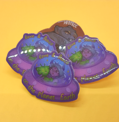 Glorp Kitty and Mafra   2in | 5cm