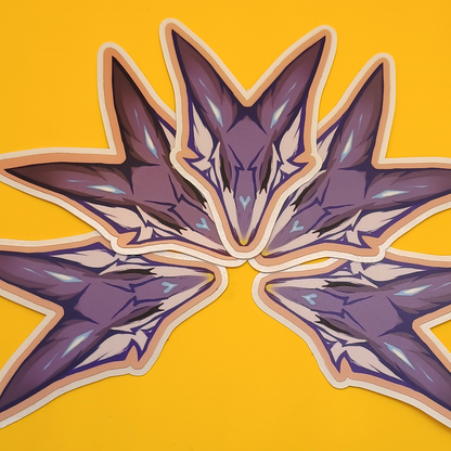 Jonecy Sergal Head Matte Sticker 3in / 7cm