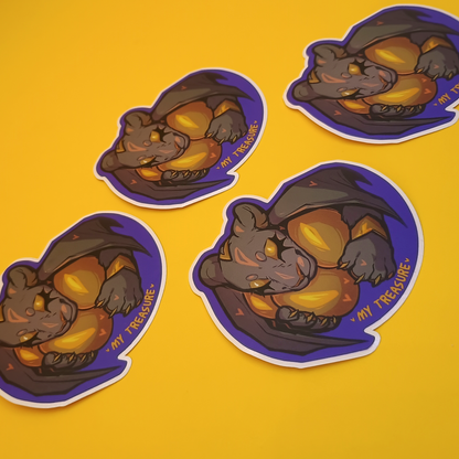 Wasitora My Treasure Matte Sticker 3in / 7cm