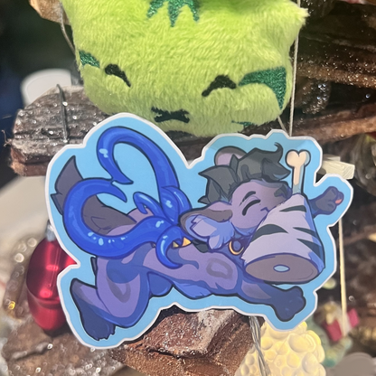 Avra with Meat Matte Sticker 3in / 7cm