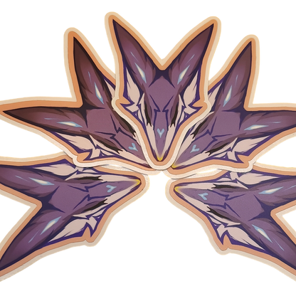 Jonecy Sergal Head Matte Sticker 3in / 7cm