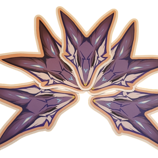 Jonecy Sergal Head Matte Sticker 3in / 7cm