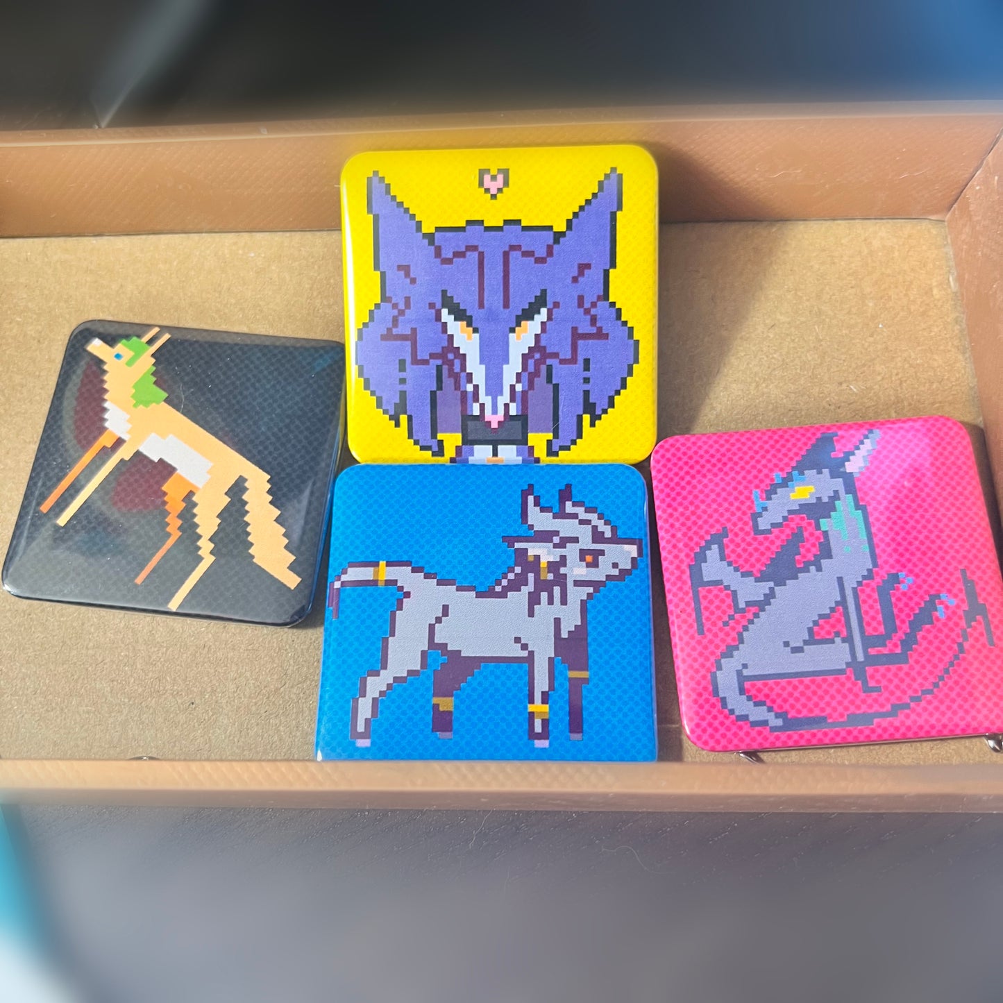 CMYK 2in SET magnet series