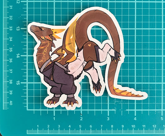 Dusk sticker glossy 4in || 10cm
