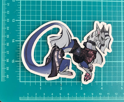 Tangled sticker glossy 4in || 10cm