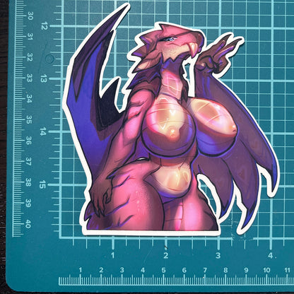 Rath booba glossy sticker 4in || 10cm