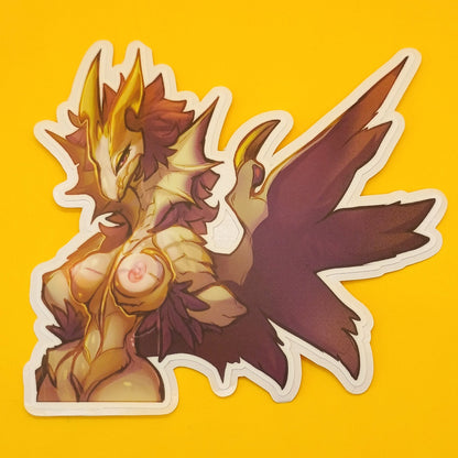 Mally Malzeno booba sticker matte 4in || 10cm