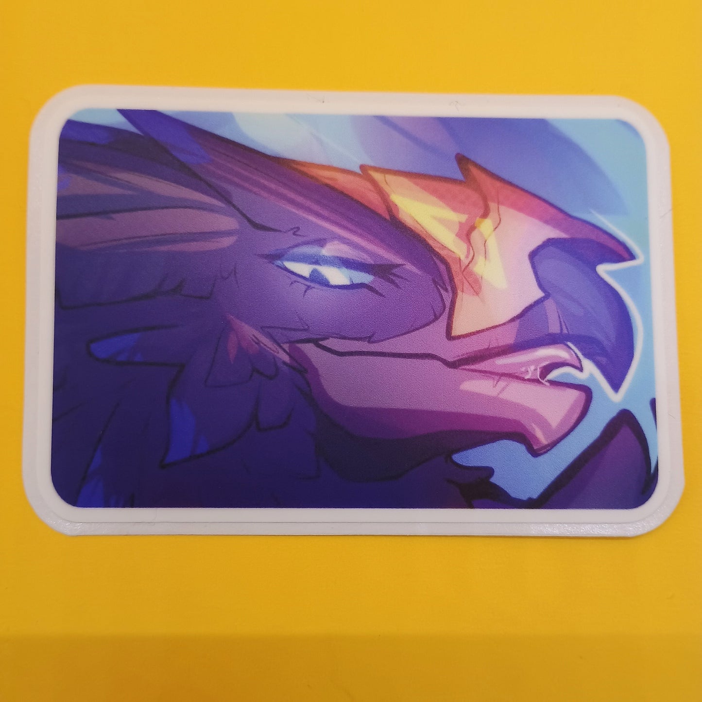 Anzu Bird Sticker Matte 3in / 7cm