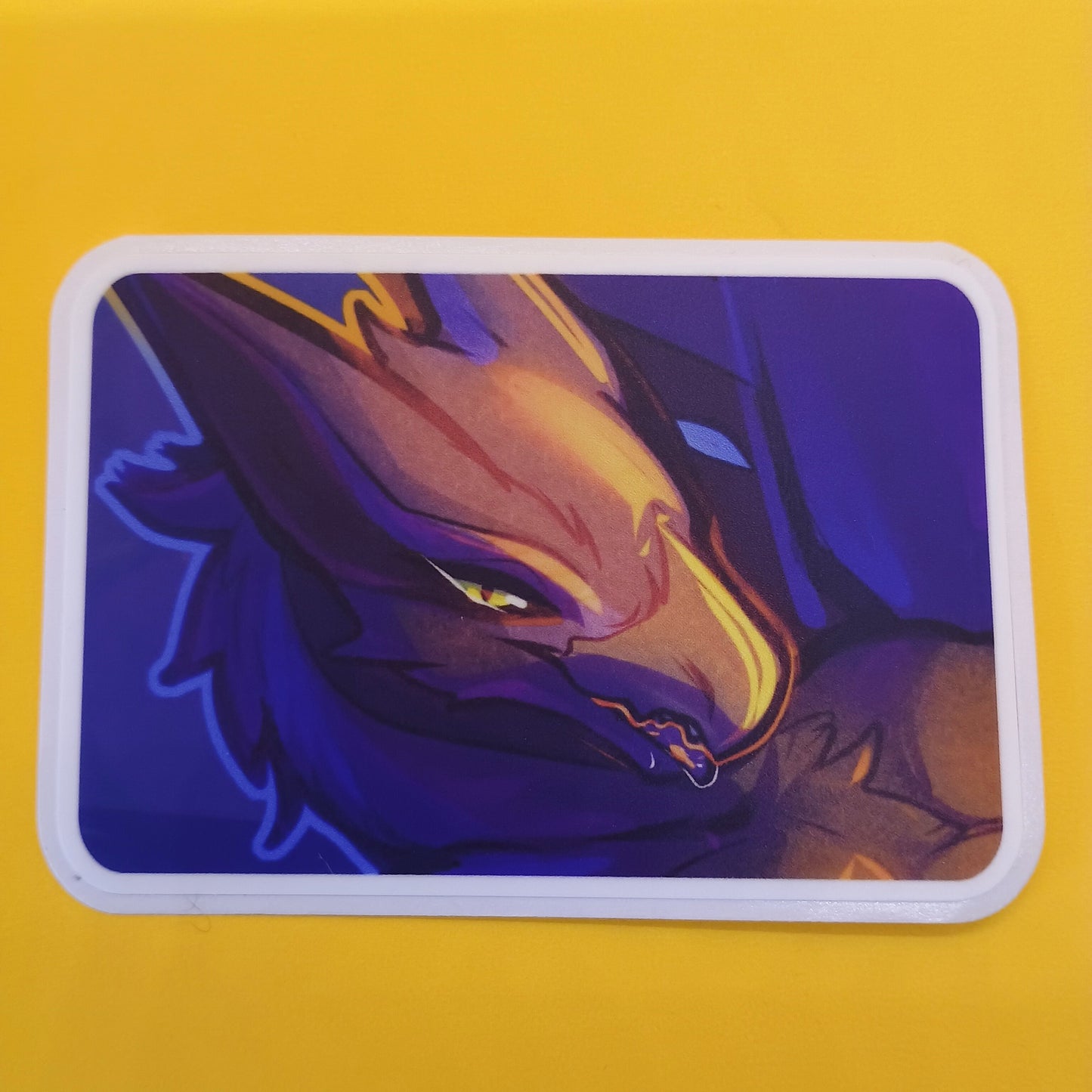 Narga portait Matte Sticker 3in / 7cm