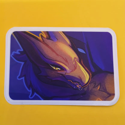 Narga portait Matte Sticker 3in / 7cm