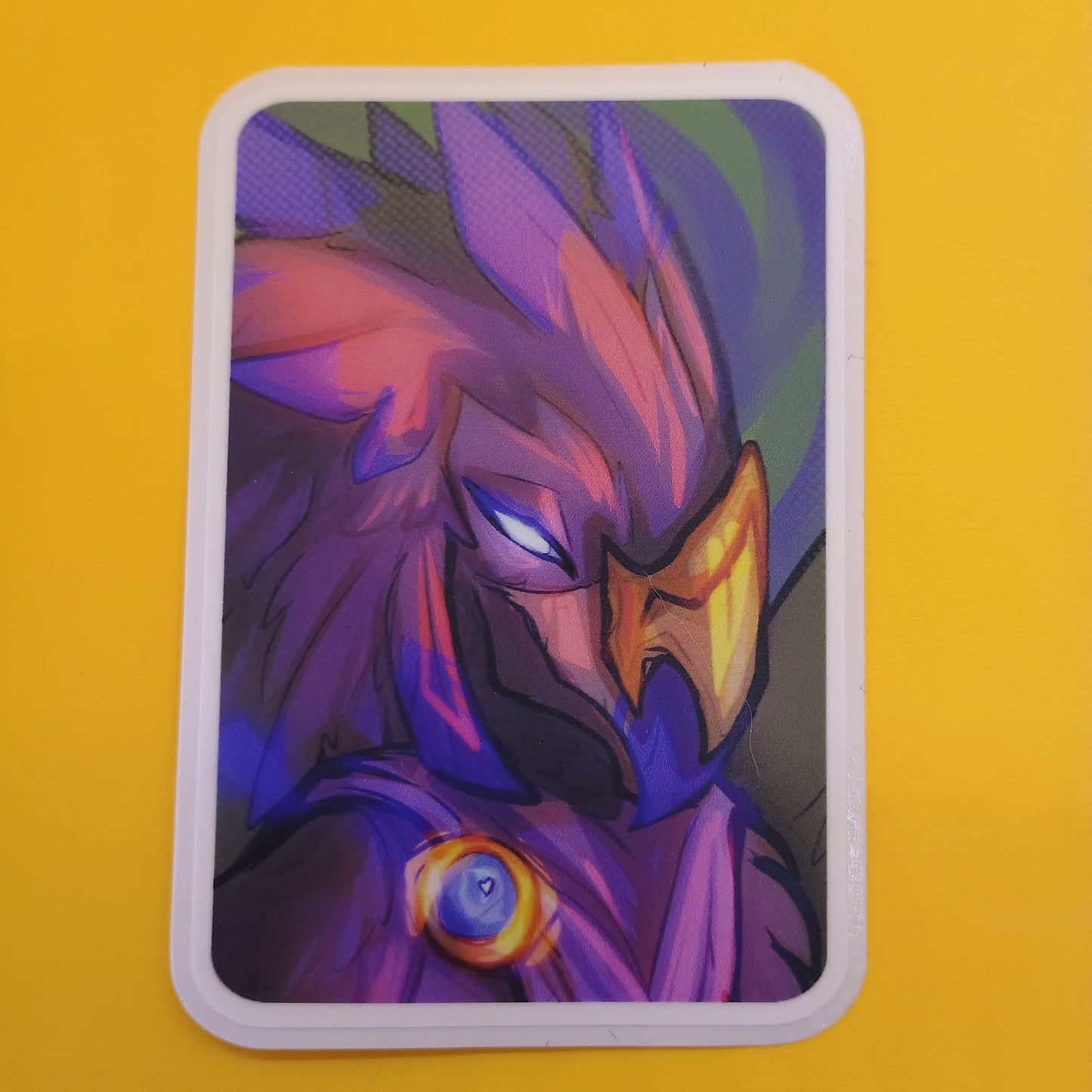 Anzu Bird Sticker Matte 3in / 7cm