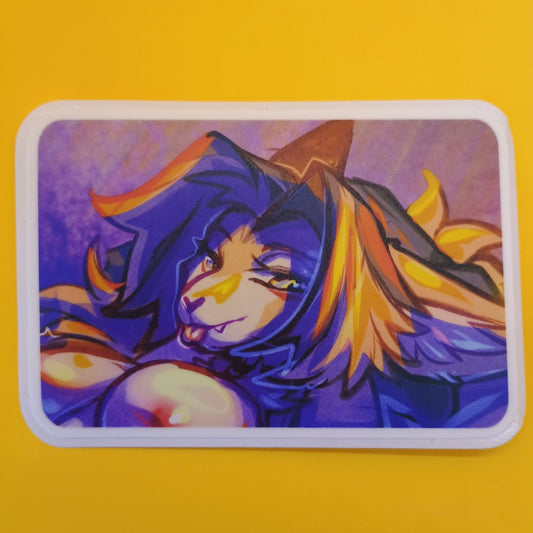 Pulchra boob Matte Sticker 3in / 7cm