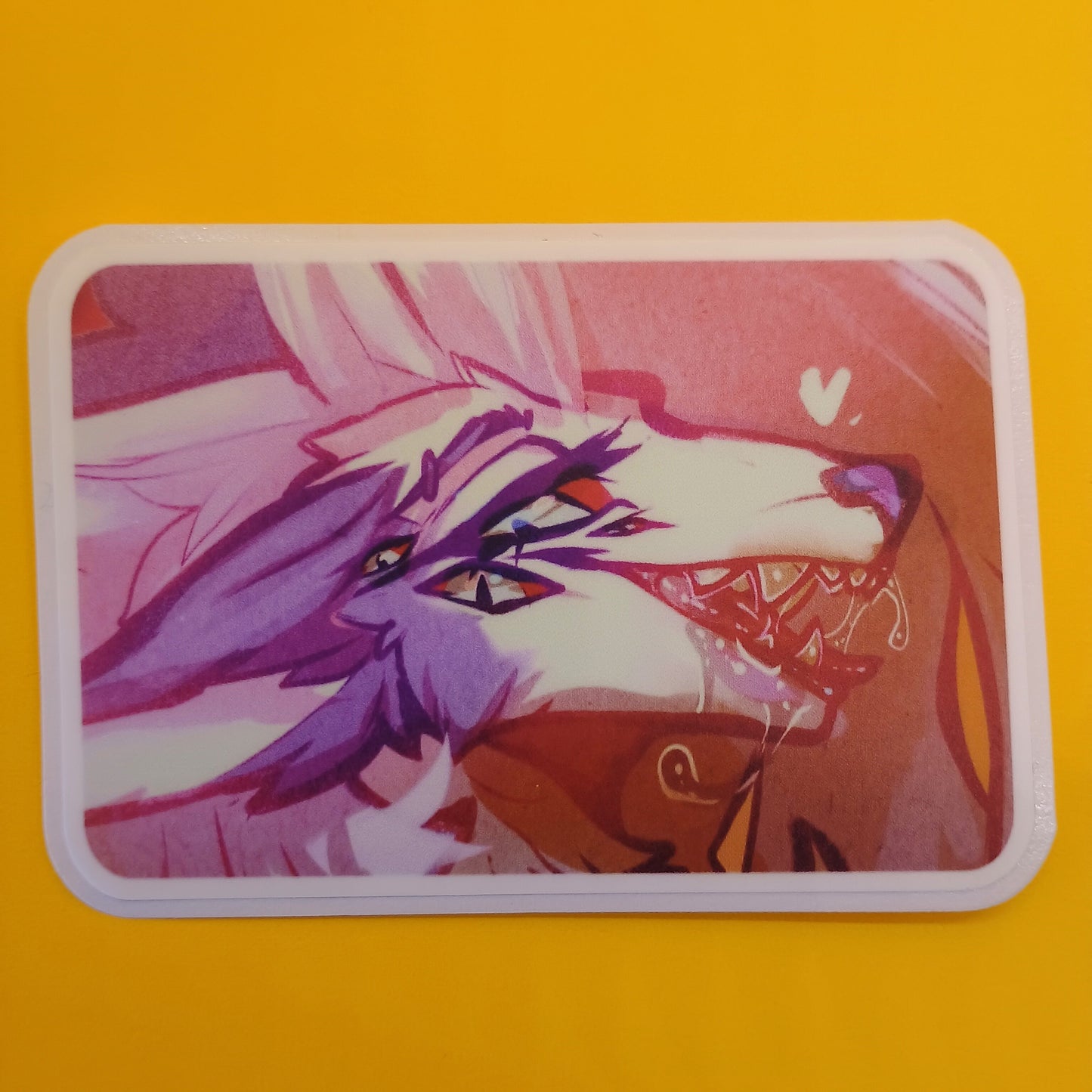 Loona Wolf Matte Sticker 3in / 7cm