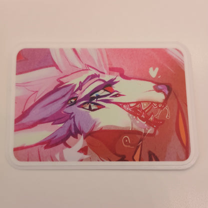 Loona Wolf Matte Sticker 3in / 7cm