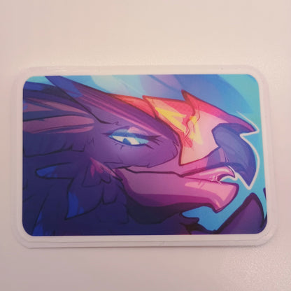 Anzu Bird Sticker Matte 3in / 7cm