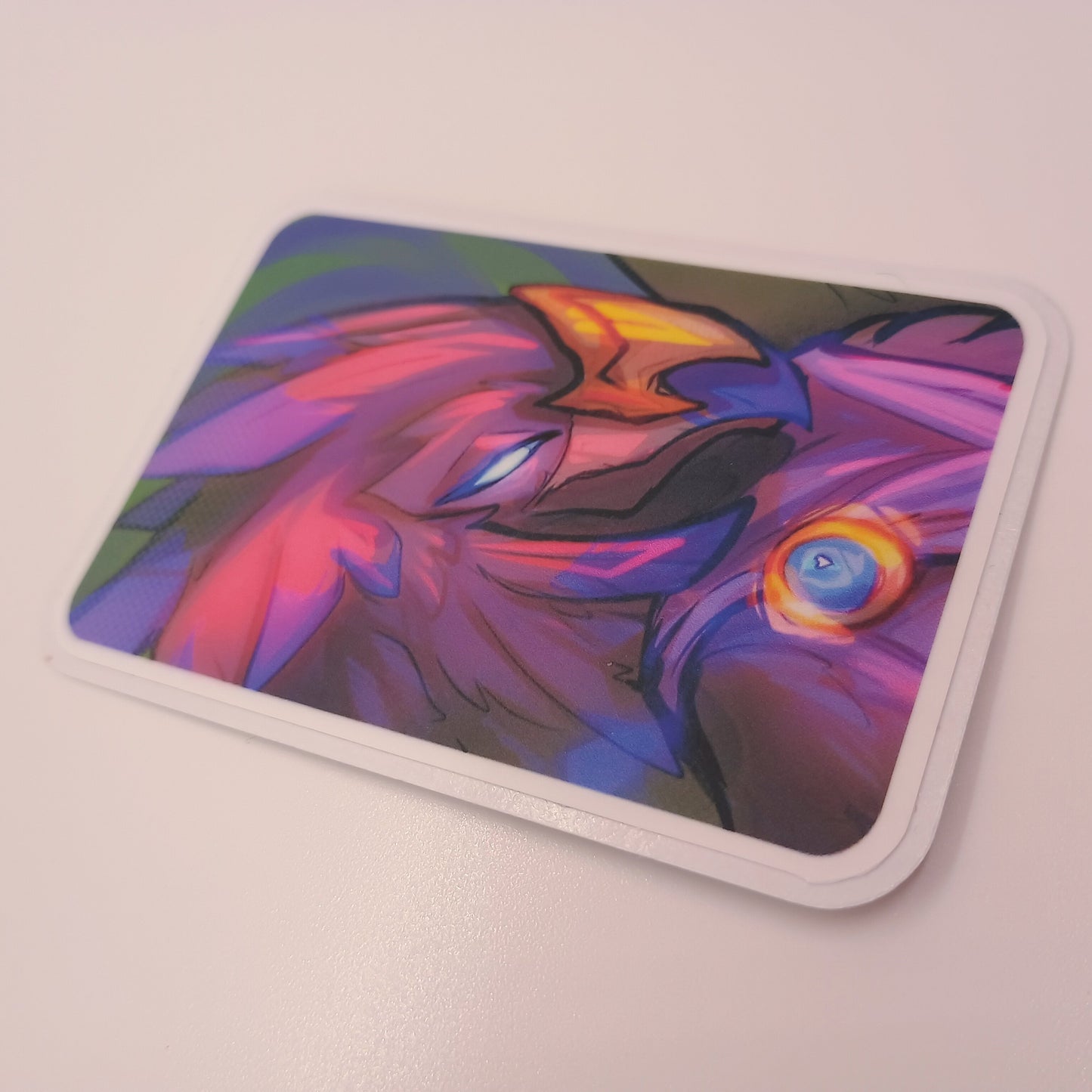 Anzu Bird Sticker Matte 3in / 7cm