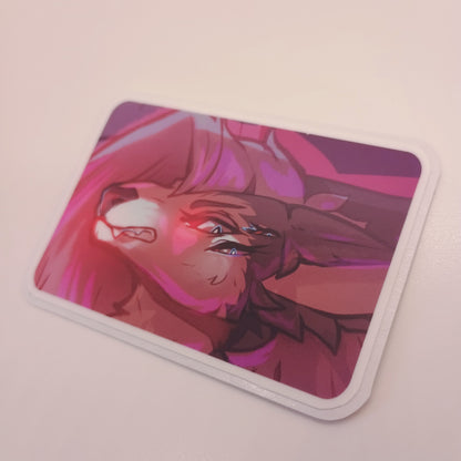Loona Wolf Matte Sticker 3in / 7cm