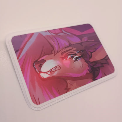 Loona Wolf Matte Sticker 3in / 7cm
