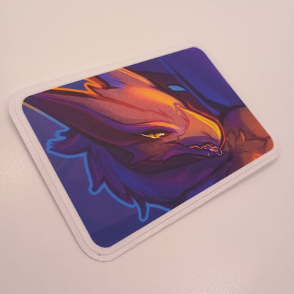 Narga portait Matte Sticker 3in / 7cm