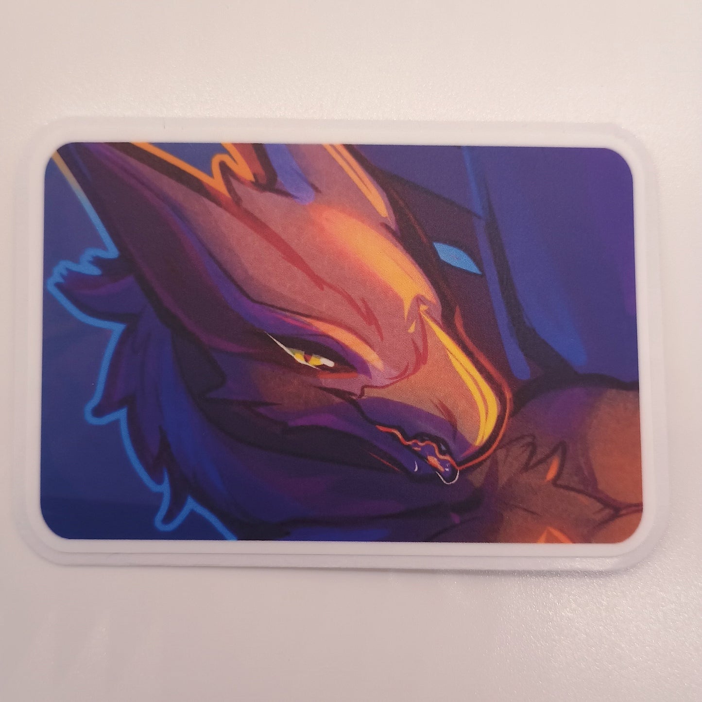 Narga portait Matte Sticker 3in / 7cm