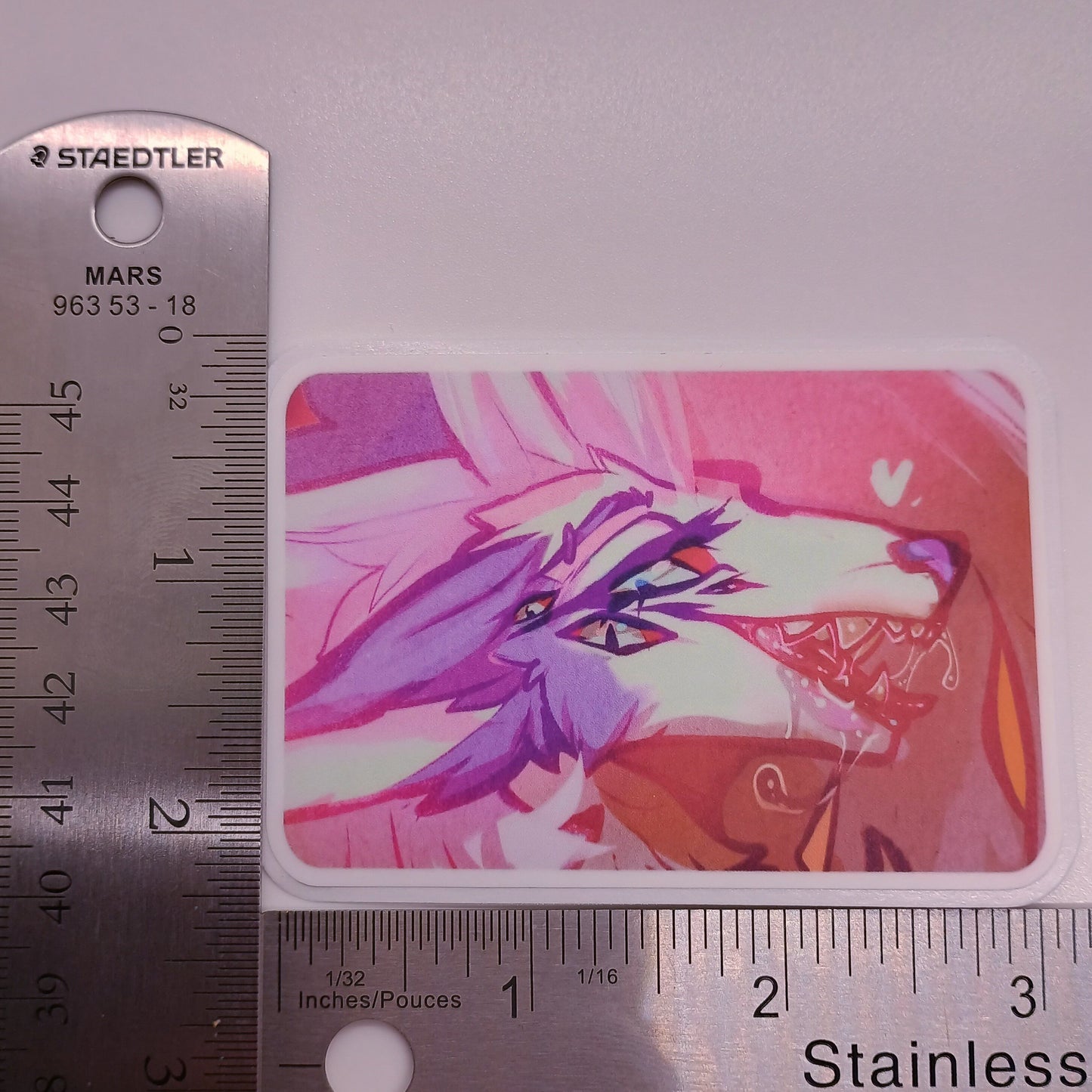 Loona Wolf Matte Sticker 3in / 7cm