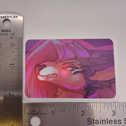 Loona Wolf Matte Sticker 3in / 7cm