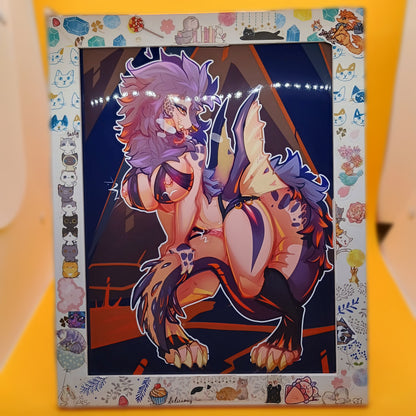 Anjanath glossy art print - big