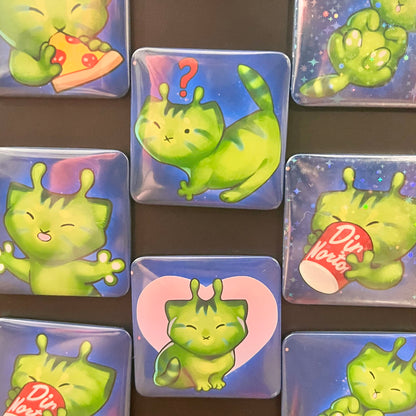 Random glorp kitty magnets 2in