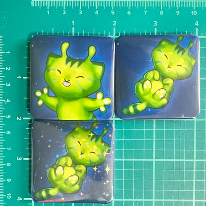 Random glorp kitty magnets 2in