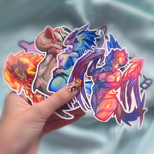 Seikret booba sticker matte  4in || 10cm