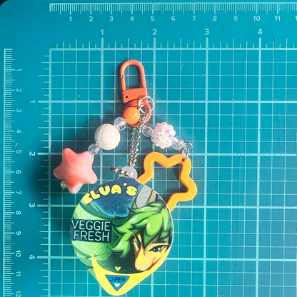 Elva squishy pudding keychain