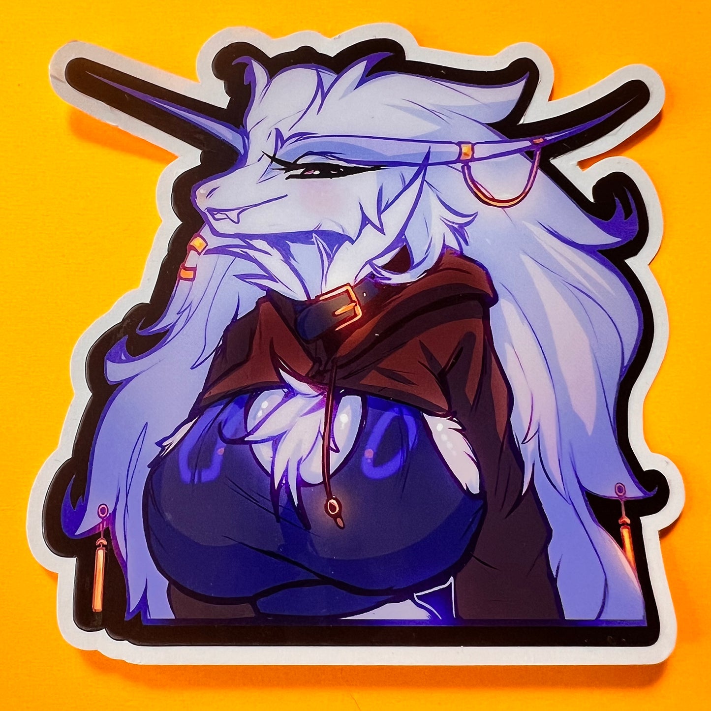 Sujin portrait glossy sticker 3in|7cm