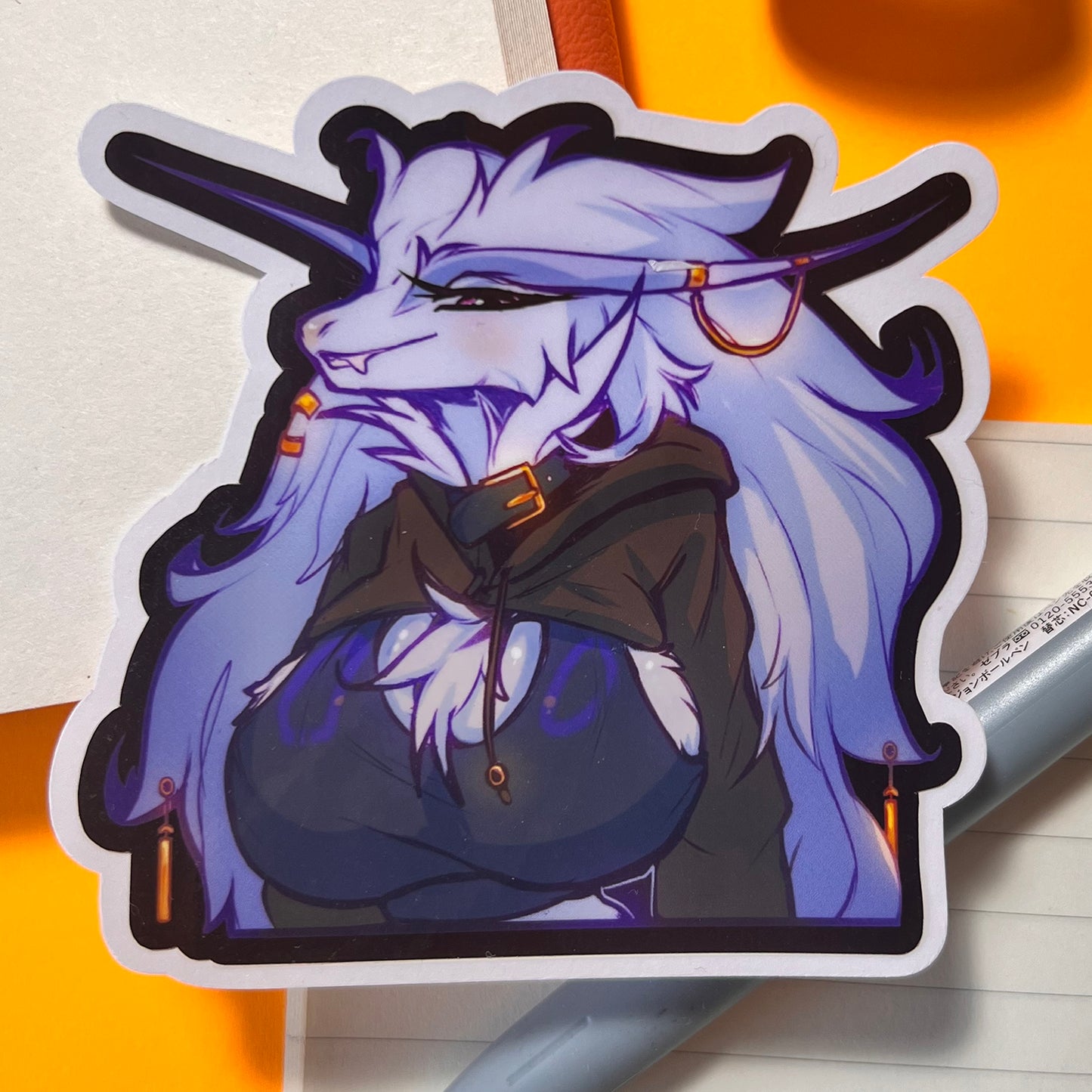 Sujin portrait glossy sticker 3in|7cm