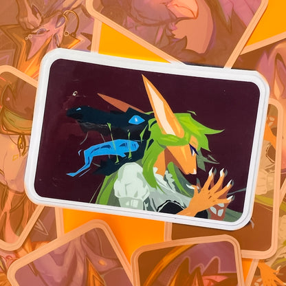Elva badass glossy sticker 3in || 7.5cm