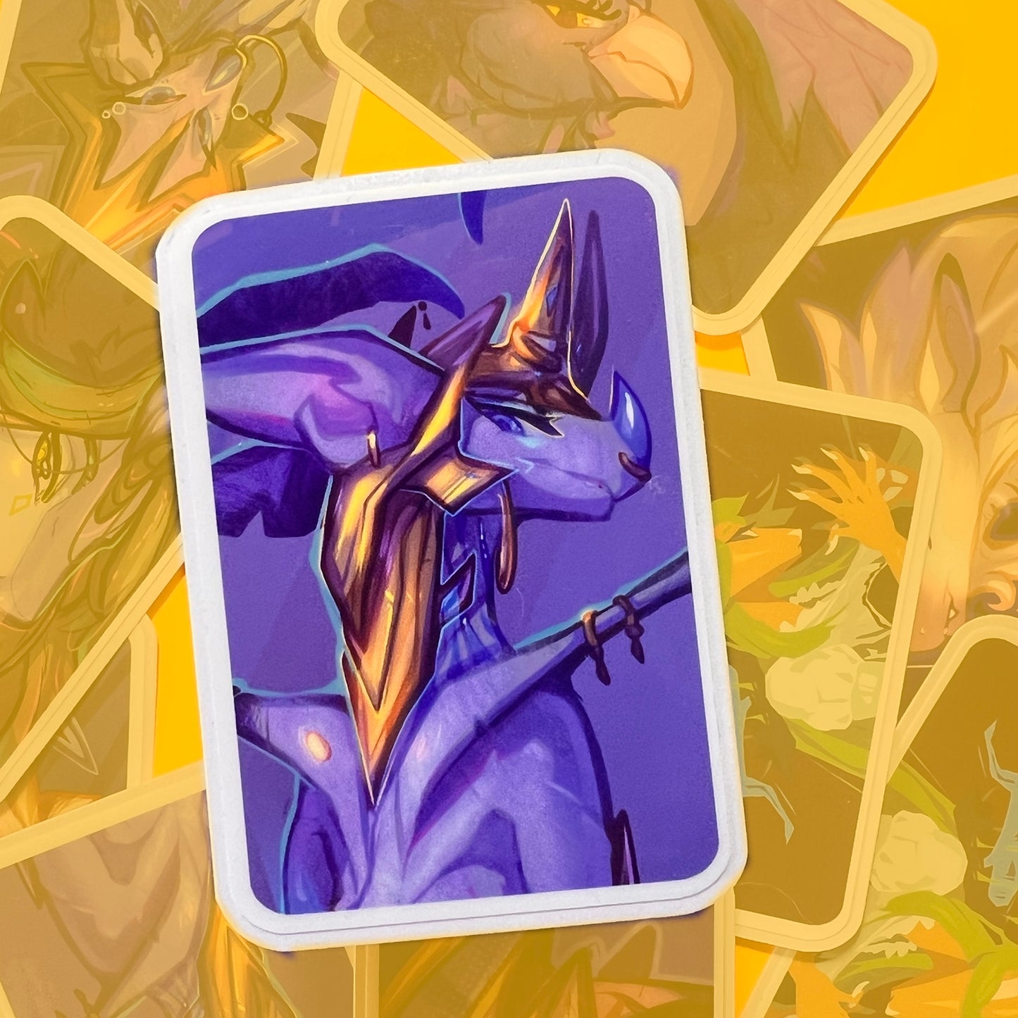 Binara glossy stickers 3in || 7.5cm