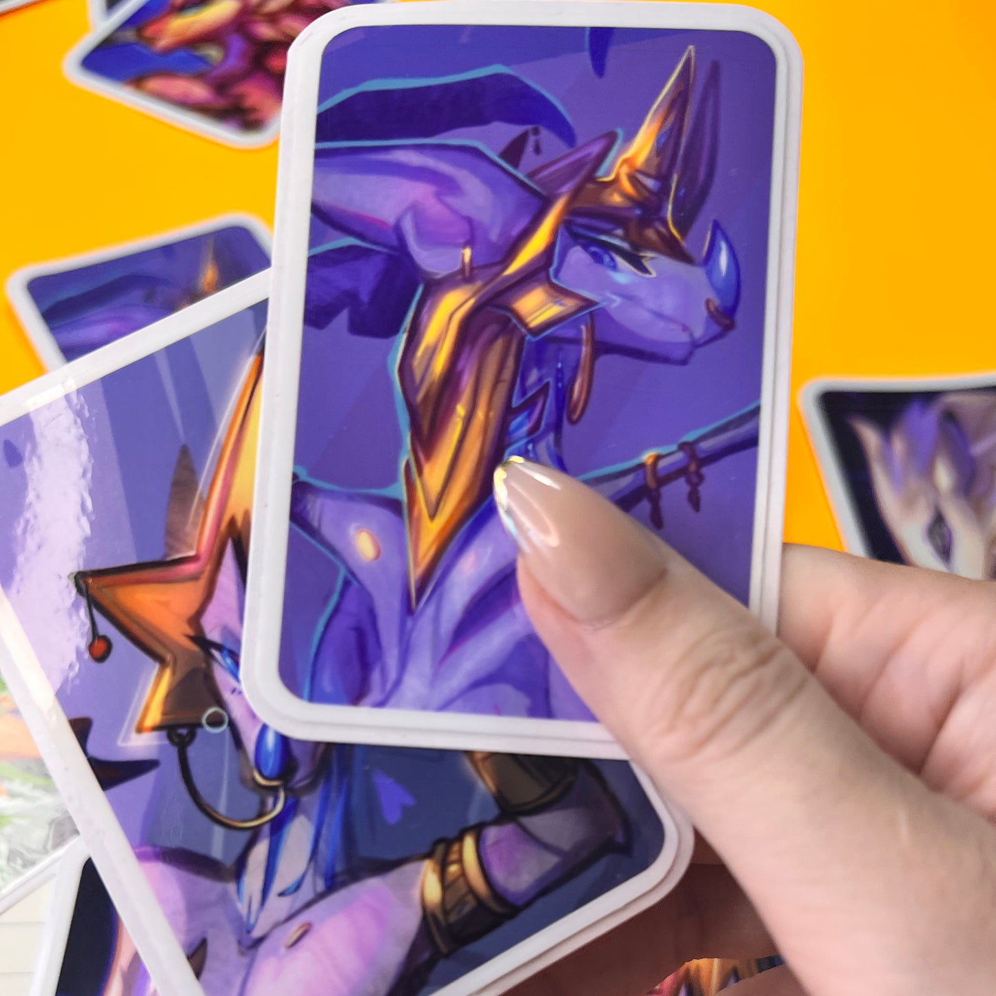 Binara glossy stickers 3in || 7.5cm