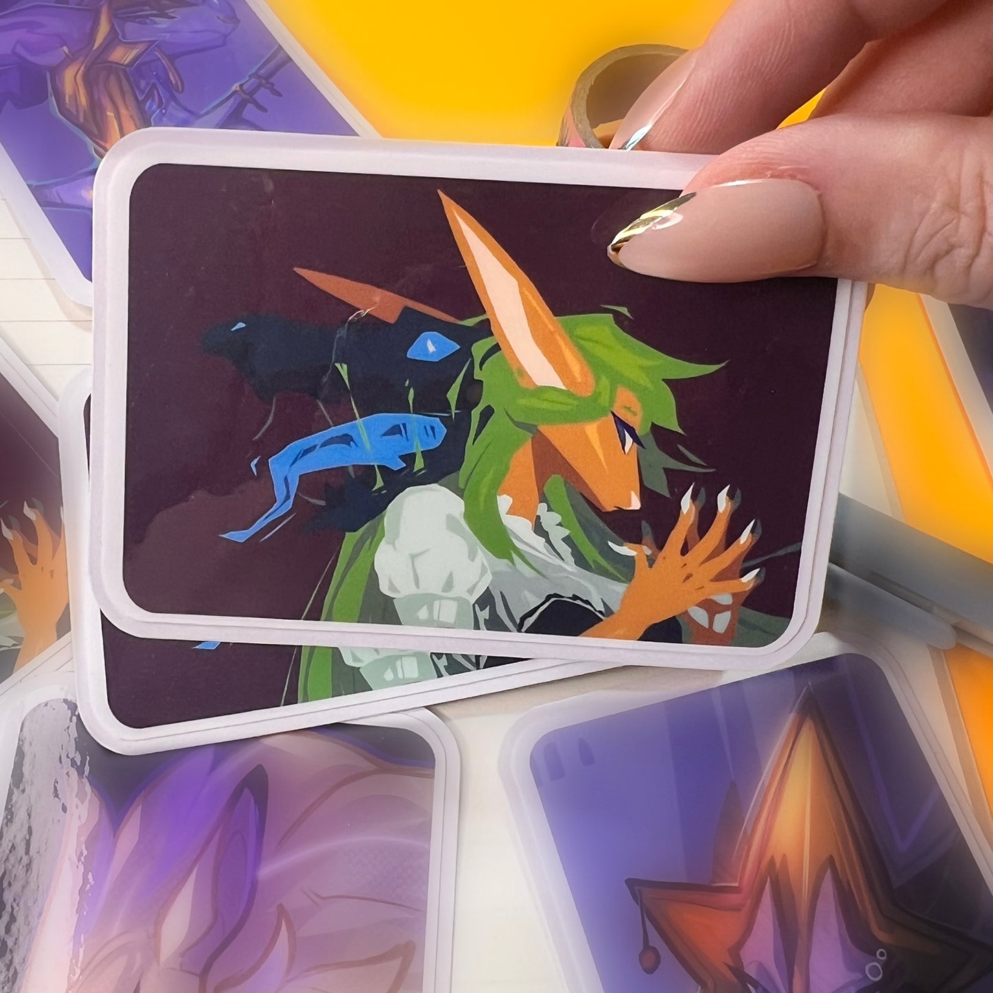 Elva badass glossy sticker 3in || 7.5cm
