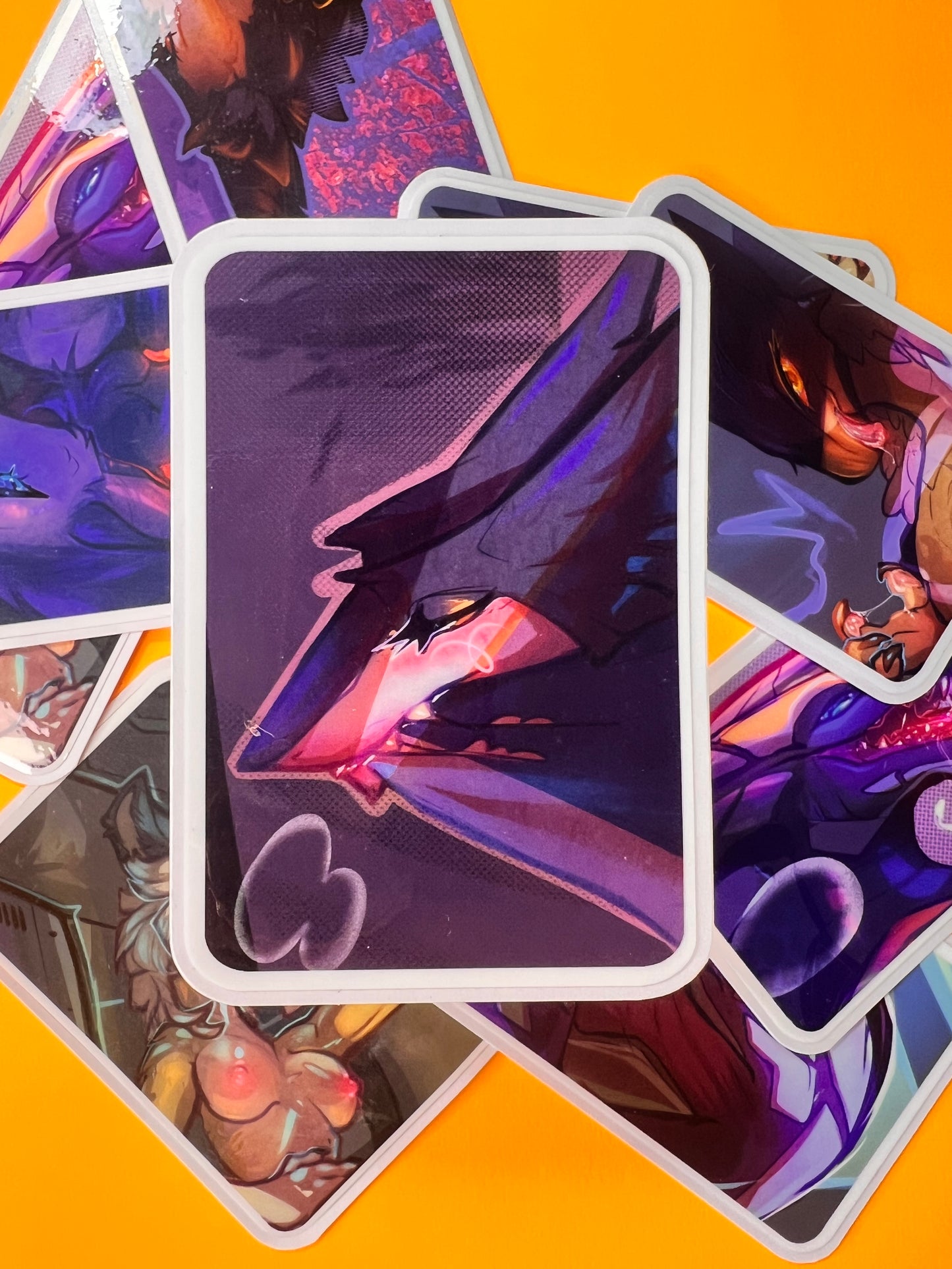 Sergals glossy stickers 3in || 7.5cm