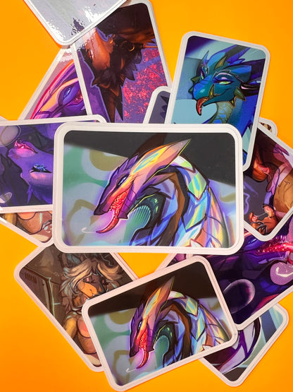 Lunagaron glossy sticker 3in || 7.5cm