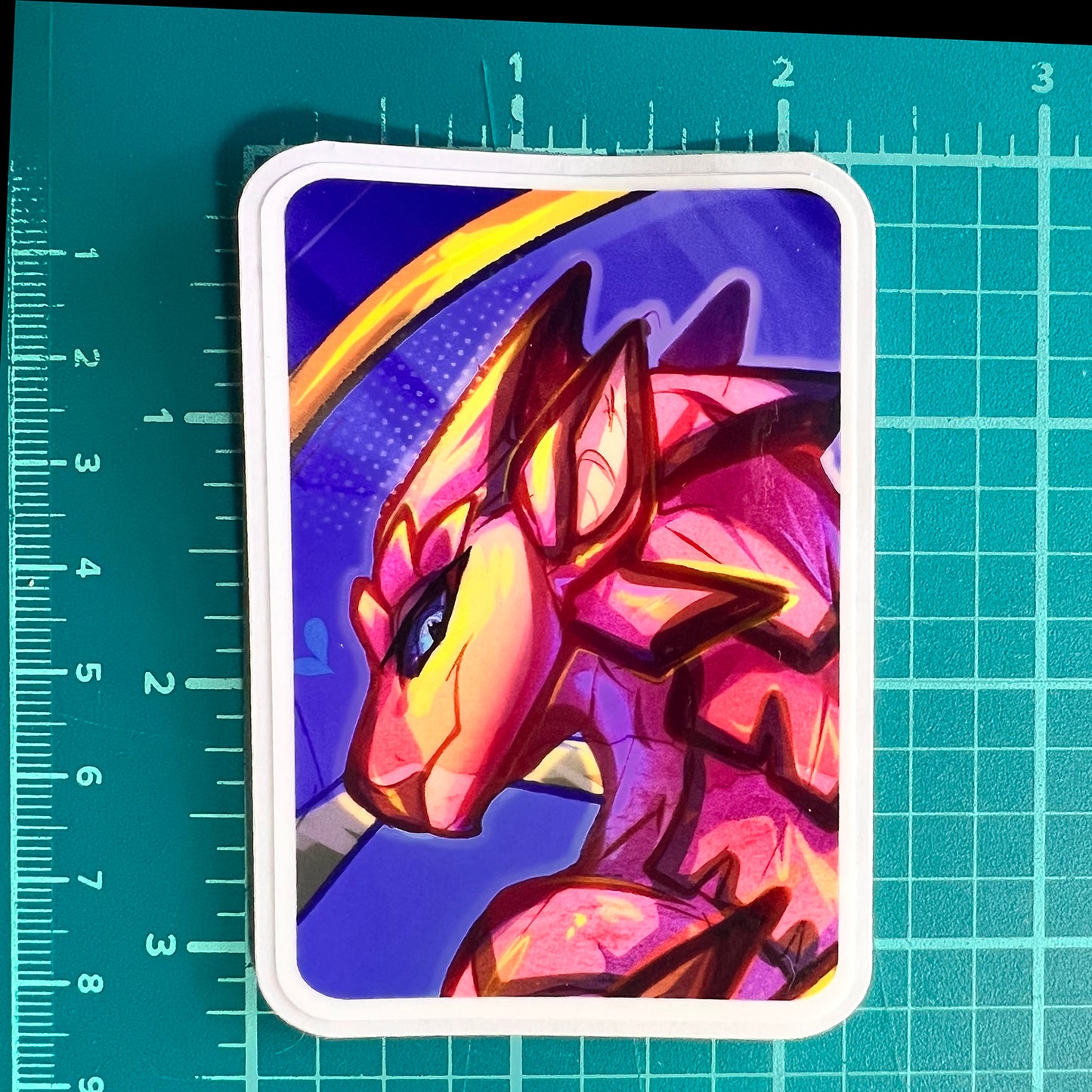 Rath portrait glossy sticker 3in || 7.5cm