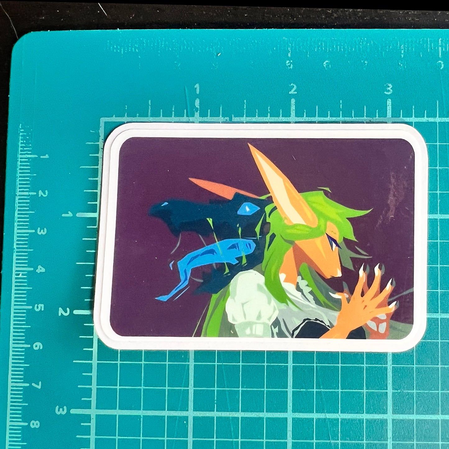 Elva badass glossy sticker 3in || 7.5cm