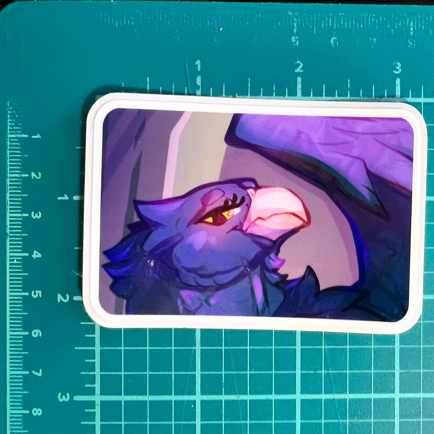 Chmiken gryphon glossy sticker 3in || 7.5cm