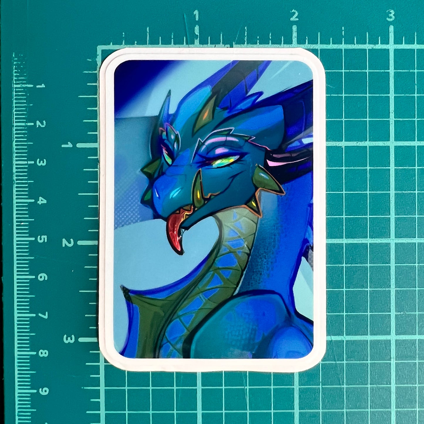 Sindragosa portrait sticker glossy 3in||7cm