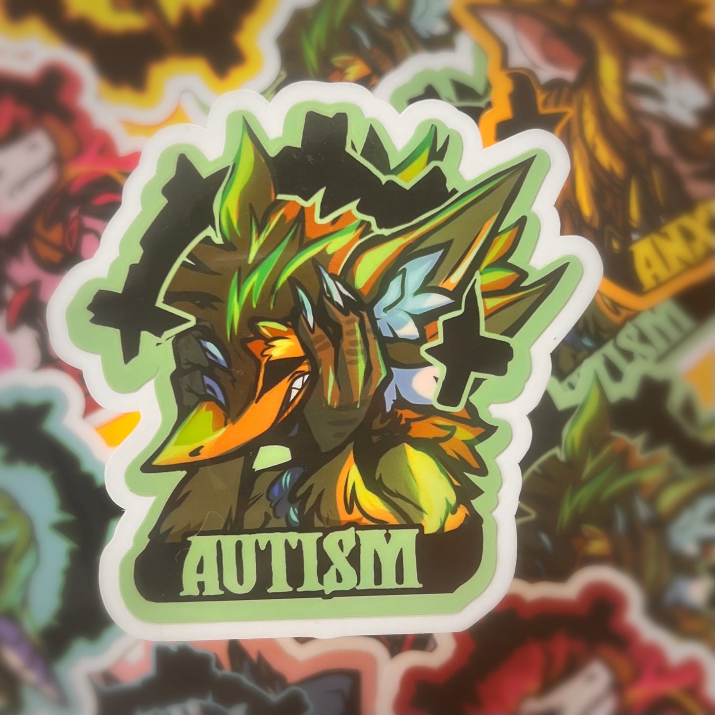 Autism glossy sticker 3in|7cm