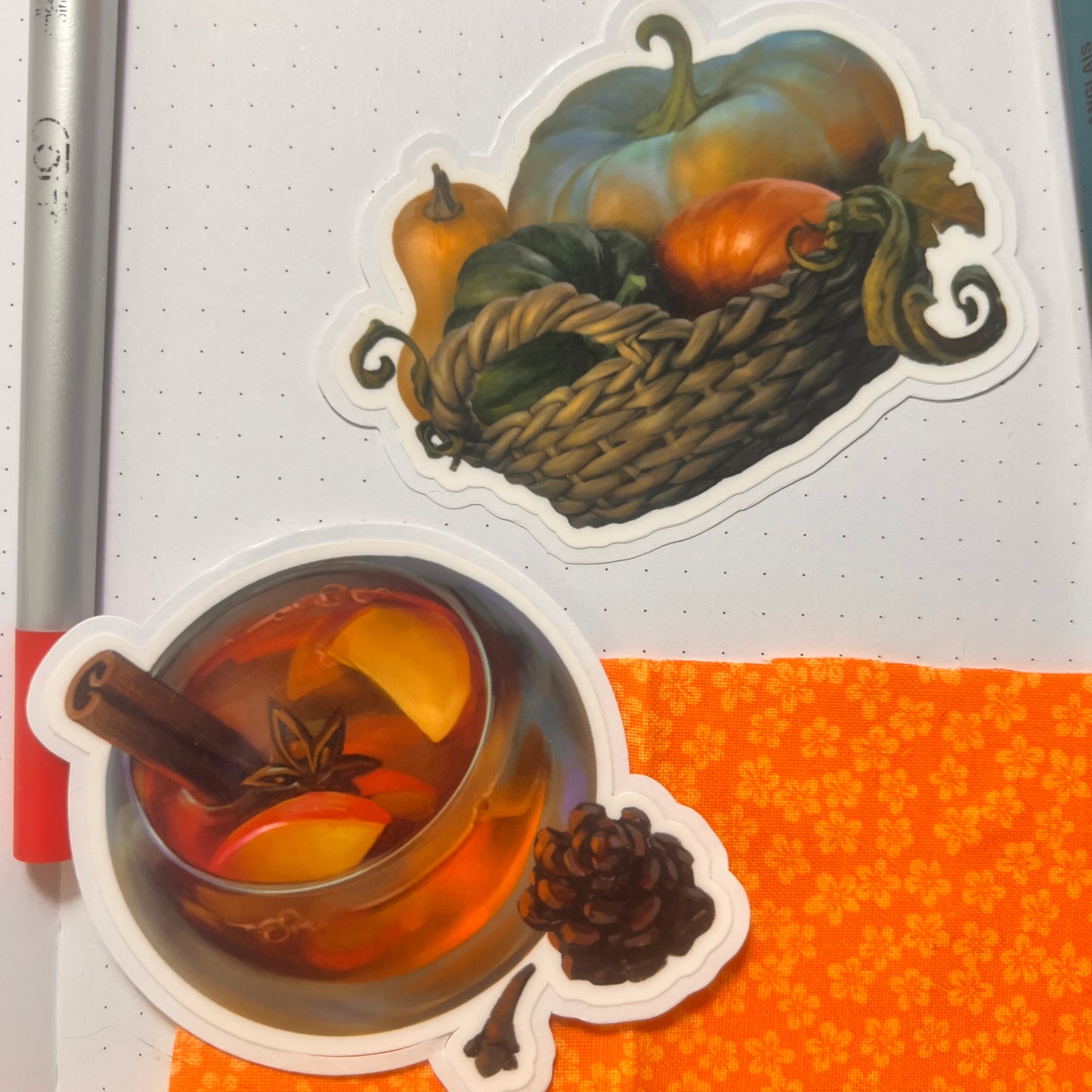 Mushroom glossy sticker 3in|7cm