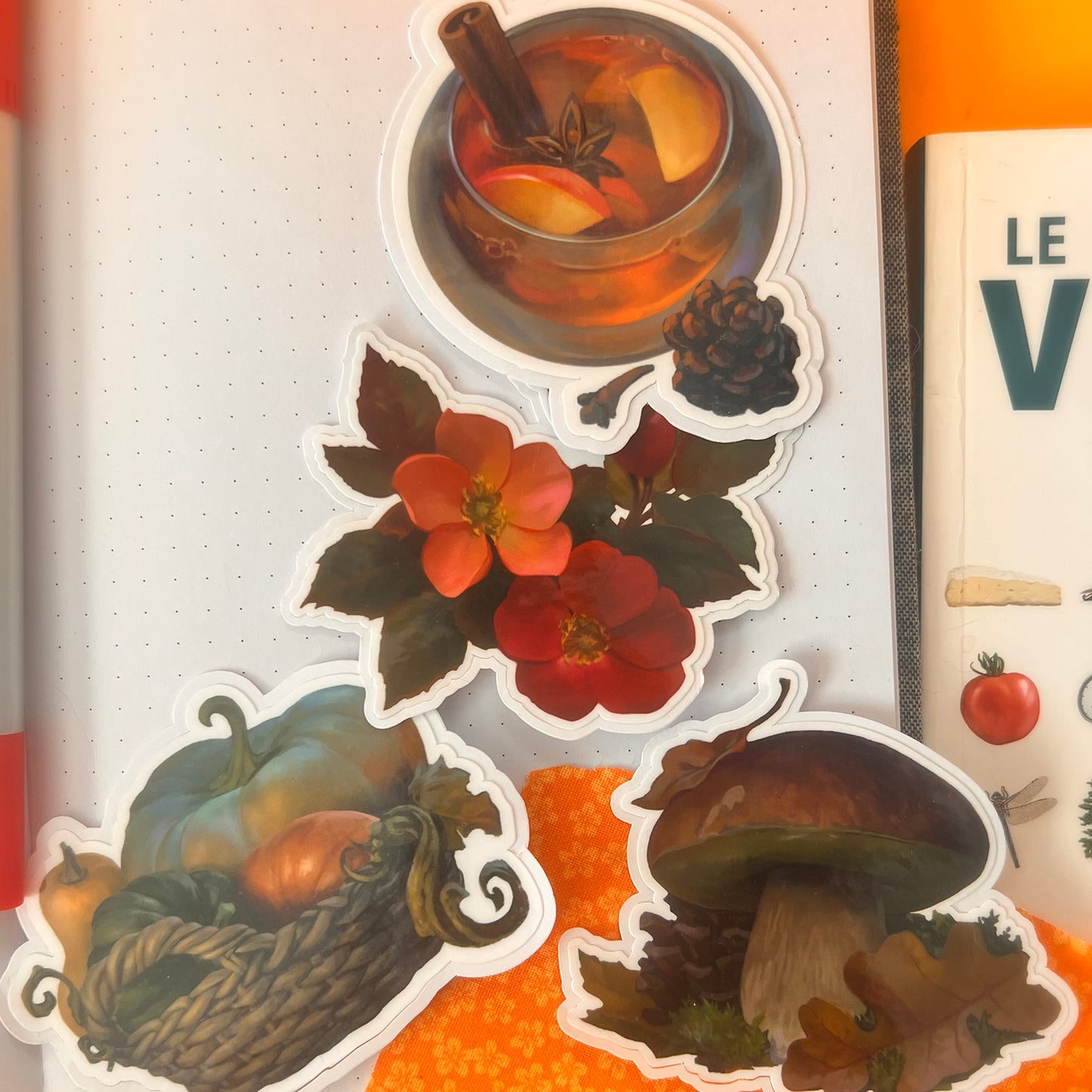 Mushroom glossy sticker 3in|7cm