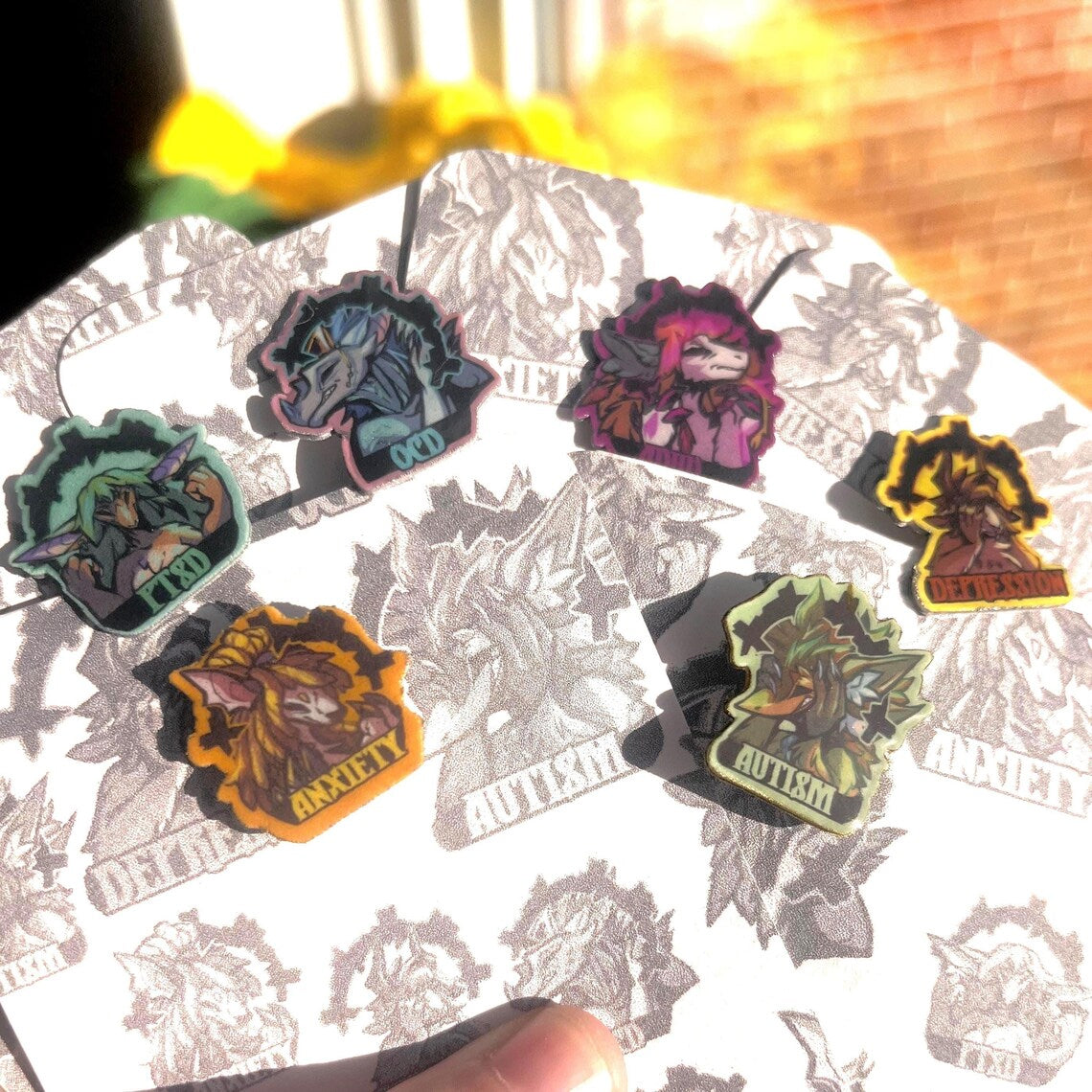 TINY Neurospicy Pin  1.25in | 3cm