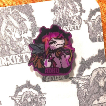 TINY Neurospicy Pin  1.25in | 3cm